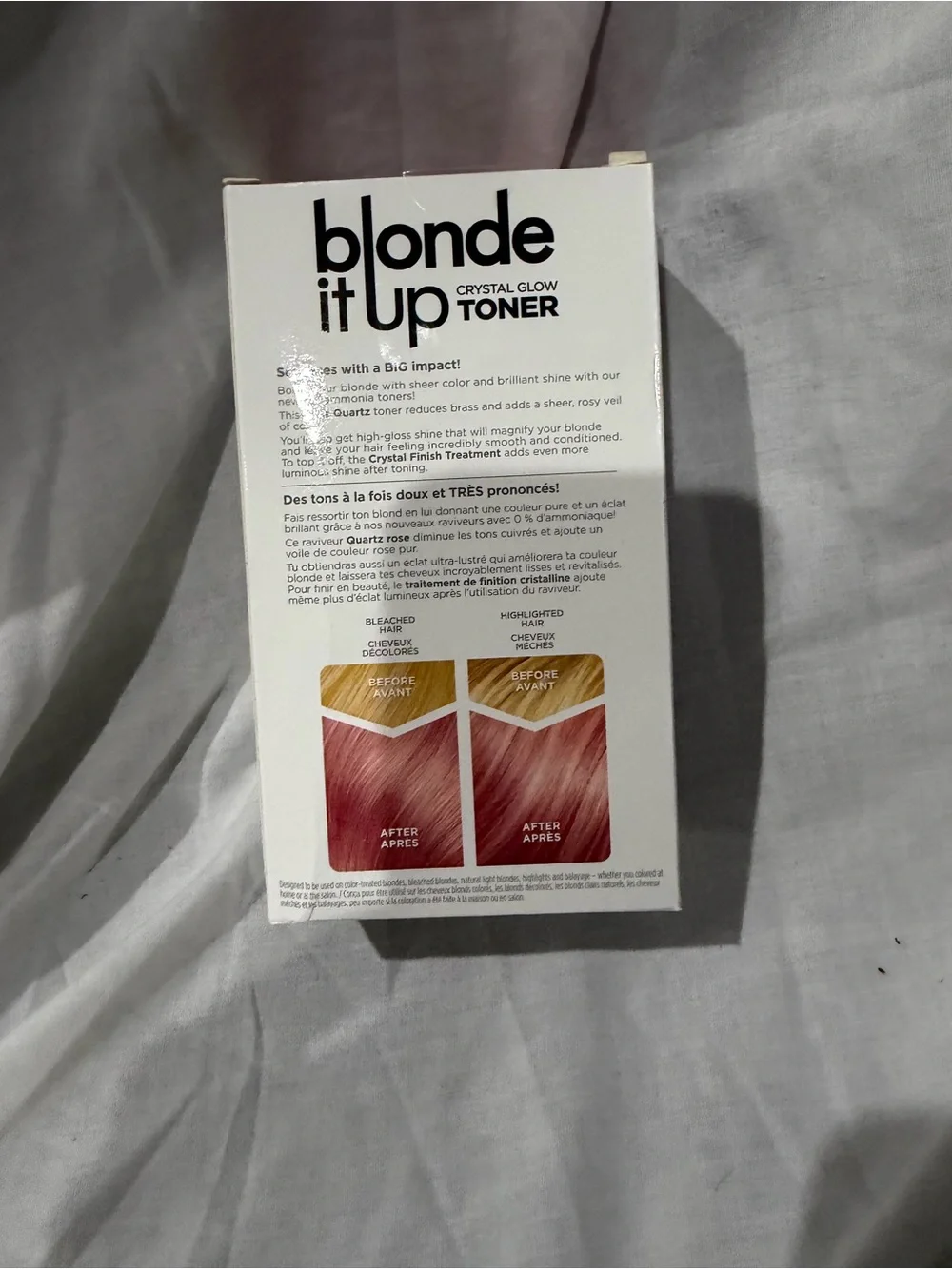 Clairol Blonde It Up Crystal Glow Toner — Rose Quartz Pink